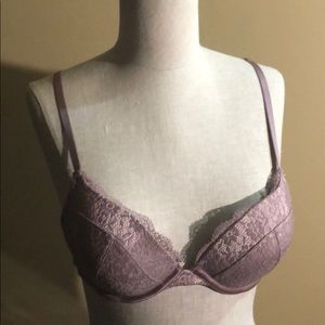 Mauve Victoria Secret Dream Angel Push Up Bra